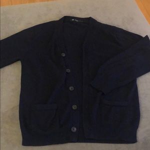 J Crew Navy Cardigan